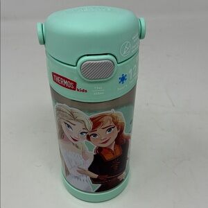 THERMOS FUNTAINER Frozen 2 12 oz stainless steel insulated kids straw bottle
